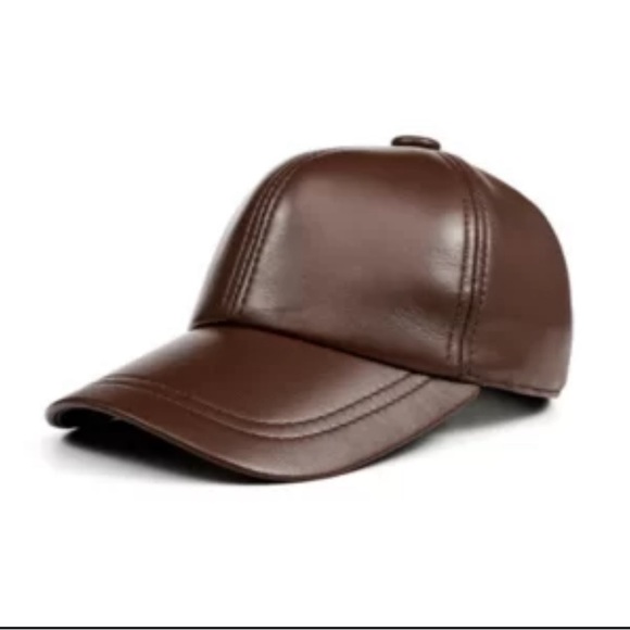Other - Leather Baseball Cap 🧢
